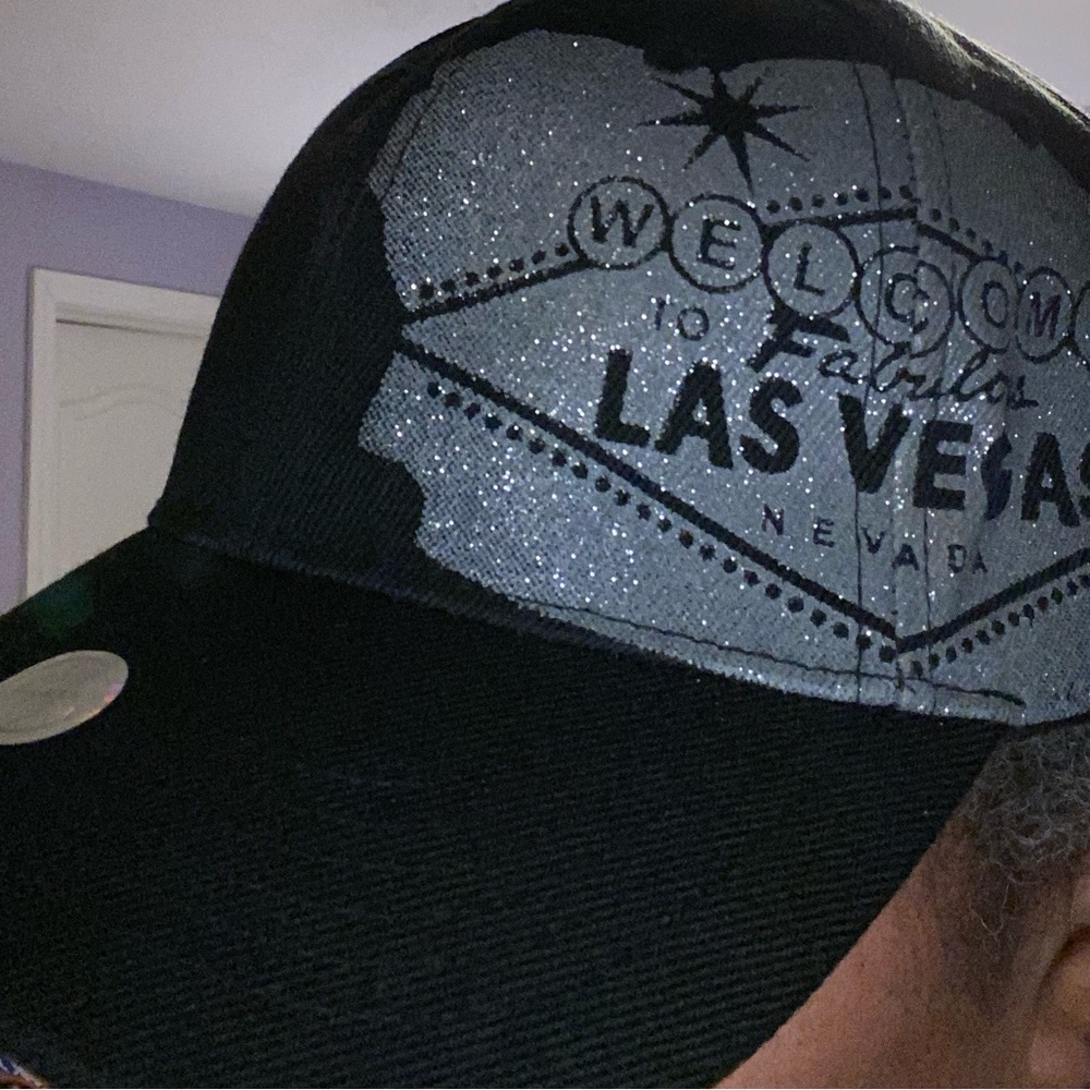 NWT black and gold Las Vegas baseball cap.